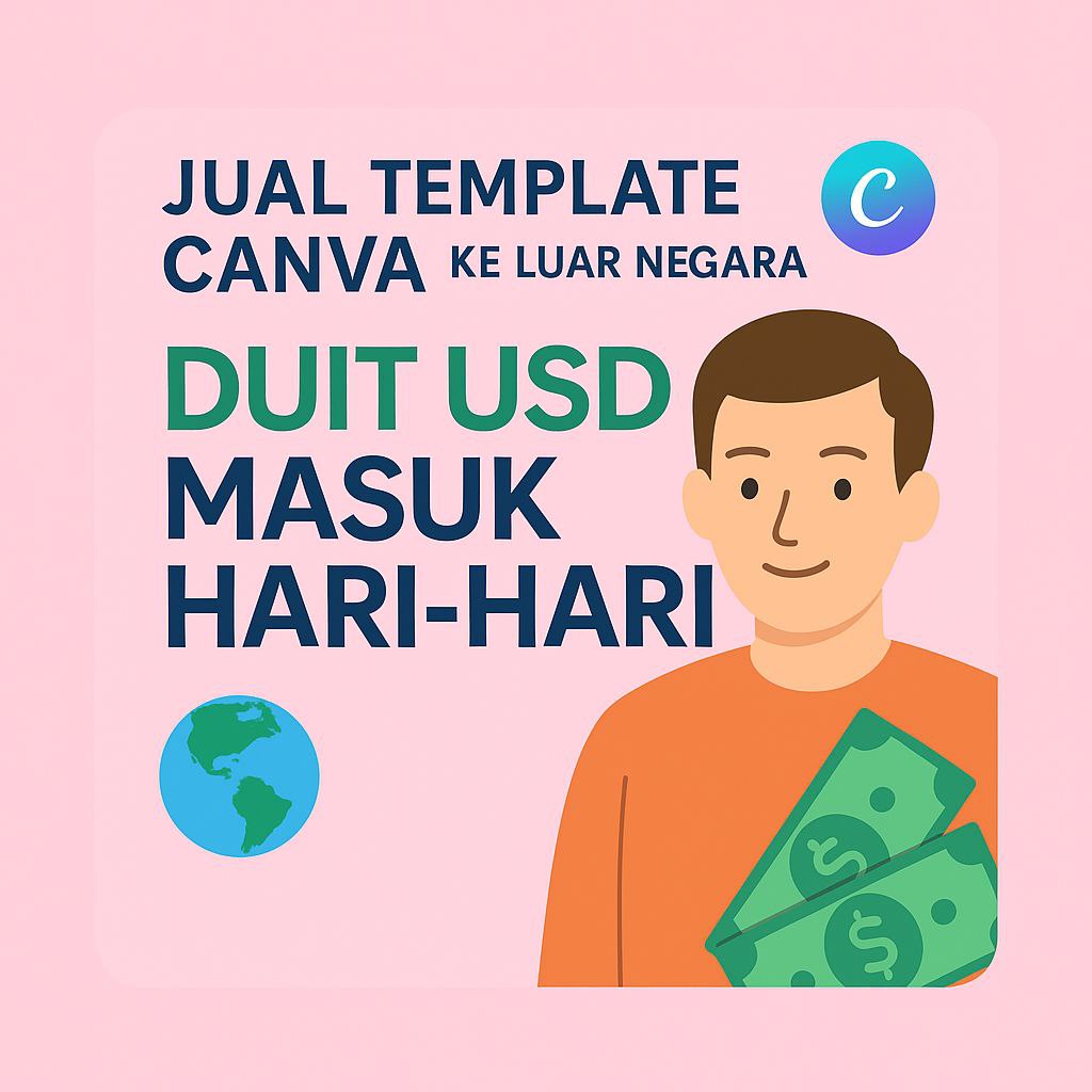 ๐ Panduan Video Lengkap: Jual Template Canva Ke Pasaran Luar Negara
